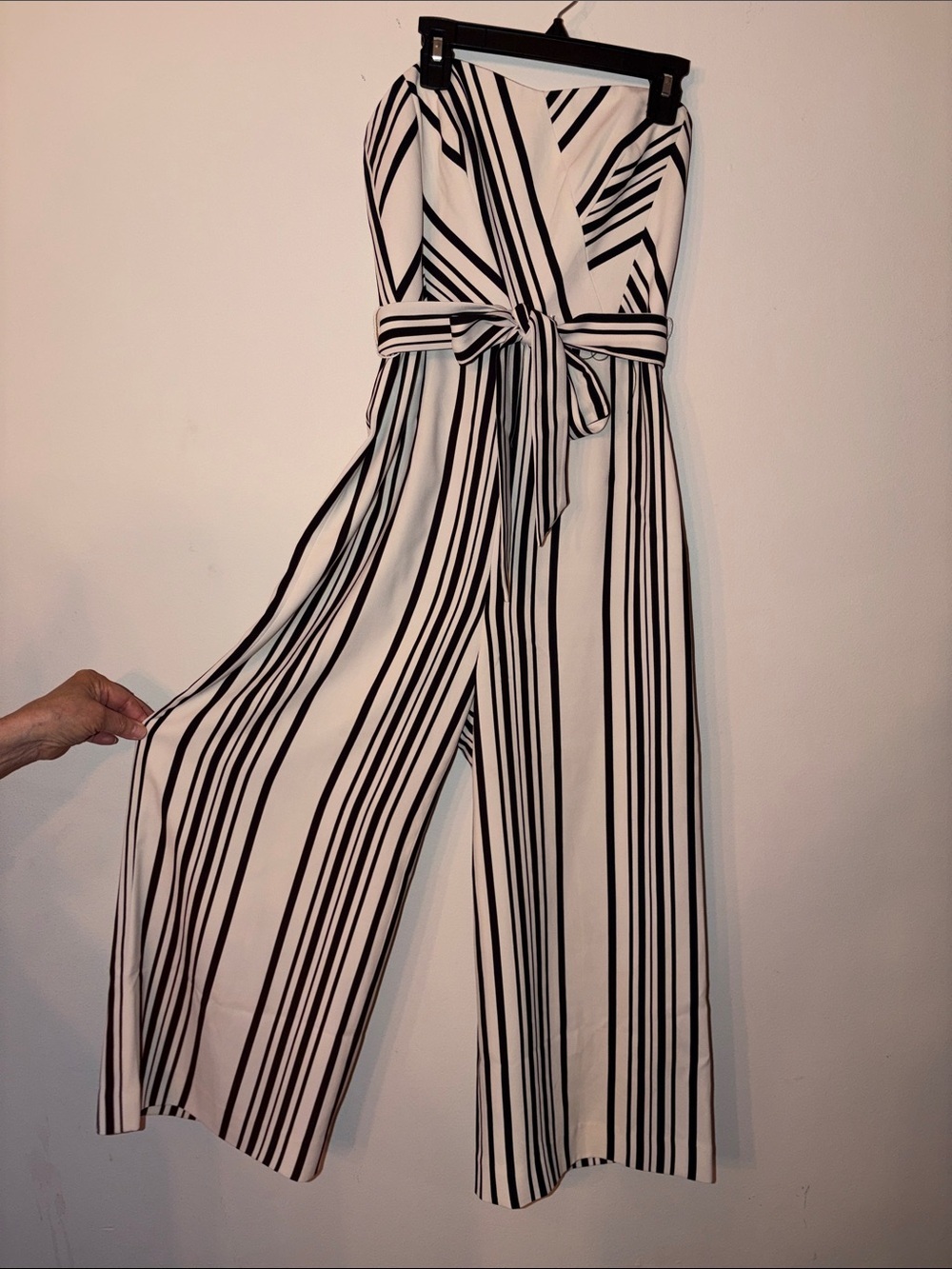 H&M Premium / Luxury Collection Strapless Wide-Leg Jumpsuit ✨— Like New - Picture 2 of 6